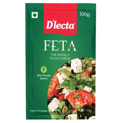 D'LECTA FETA CHEESE 100 GM