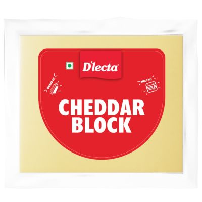 D'LECTA NATURAL CHADDAR CHEESE 200 GM